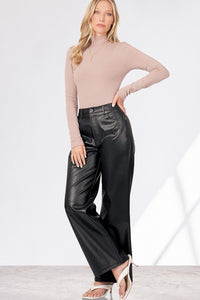 Winner winner faux leather pants