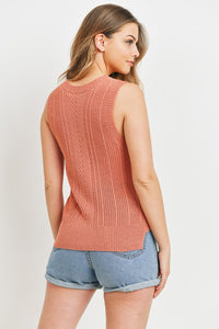 Vest with the best knit sweater tank