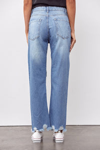 Style starter ripped mom jeans